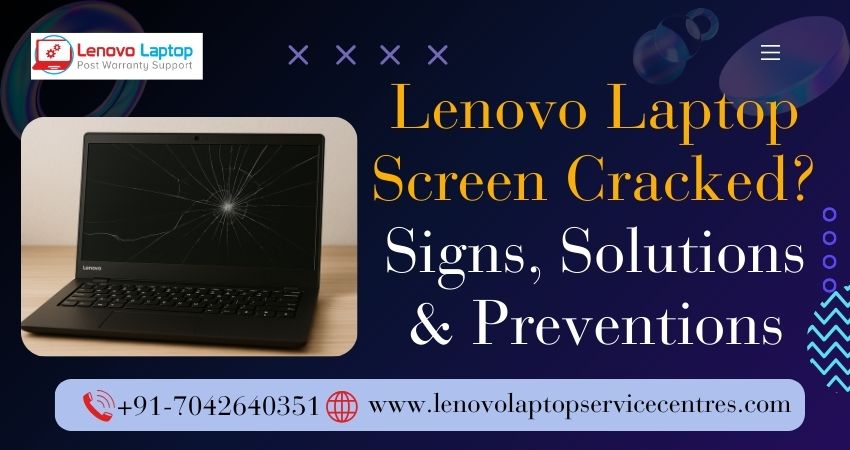 Lenovo Laptop Screen Cracked